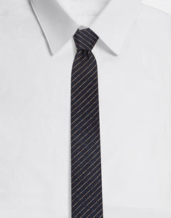 6 CM TIE-DESIGN SILK JACQUARD BLADE TIE