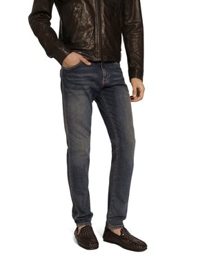 SLIM-FIT STRETCH DENIM JEANS
