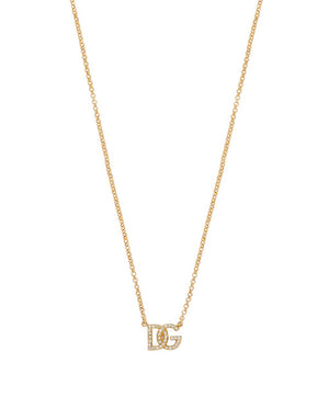 FINE LINK NECKLACE WITH DG LOGO