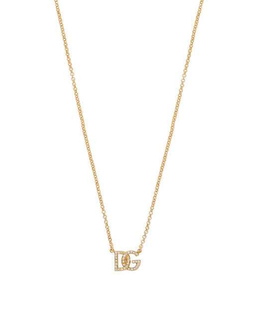 FINE LINK NECKLACE WITH DG LOGO