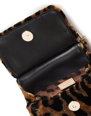 MICRO SICILY BAG WITH LEOPARD PRINT