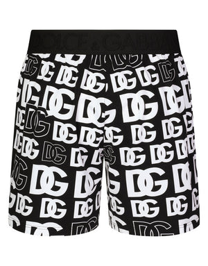 TWO-WAY STRETCH JERSEY SHORTS WITH DG LOGO