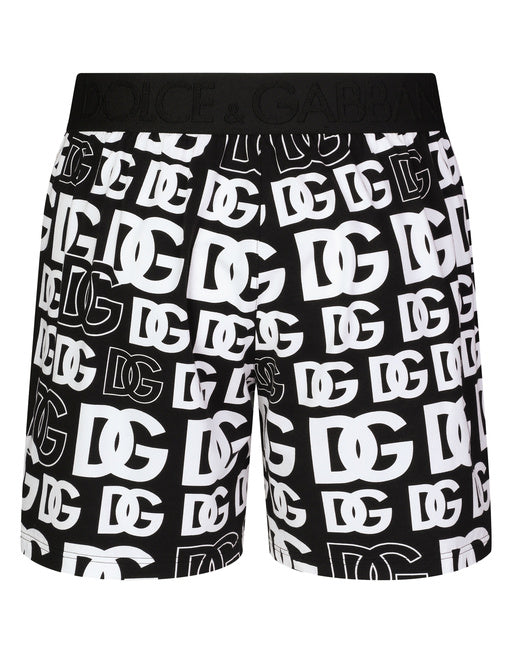 TWO-WAY STRETCH JERSEY SHORTS WITH DG LOGO