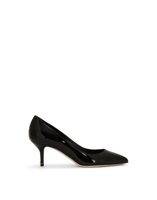 POINTED VARNISH PUMPS WITH MEDIUM HEEL