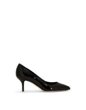 POINTED VARNISH PUMPS WITH MEDIUM HEEL