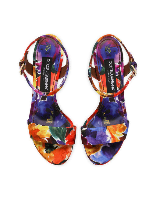 BROCADE PLATFORM SANDALS