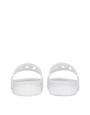 RUBBER BEACHWEAR SLIDES WITH DG MILLENNIALS LOGO