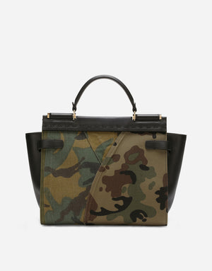 SICILY 62 SOFT BAG IN CAMOUFLAGE PATCHWORK