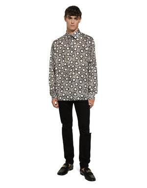 PRINTED SILK SHIRT