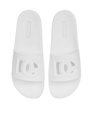 RUBBER BEACHWEAR SLIDERS WITH DG LOGO