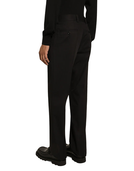 COTTON PANTS WITH DARTS