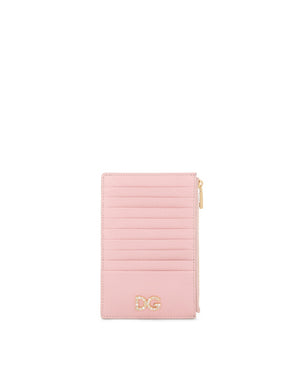 LARGE VERTICAL DAUPHINE CALFSKIN CREDIT CARD HOLDER