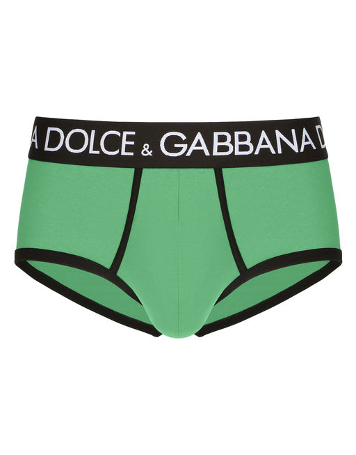 HIGH-RISE TWO-WAY STRETCH JERSEY BRANDO BRIEFS