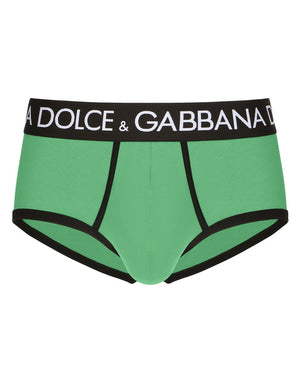 HIGH-RISE TWO-WAY STRETCH JERSEY BRANDO BRIEFS