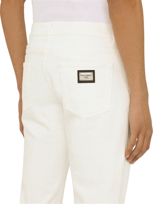 STRETCH DENIM SLIM JEANS