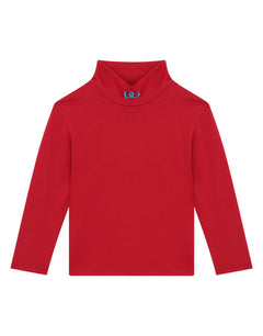 JERSEY TURTLE-NECK WITH DG LOGO EMBROIDERY