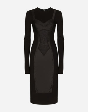 JERSEY MIDI DRESS