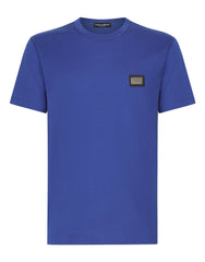 COTTON T-SHIRT WITH BRANDED TAG
