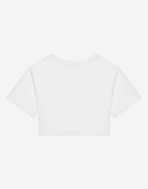 POPPY-PRINT JERSEY T-SHIRT