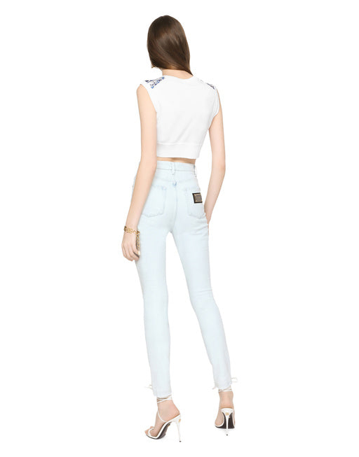LIGHT BLUE DENIM GRACE JEANS