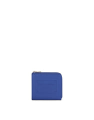 CALFSKIN CARD HOLDER WITH RAISED LOGO