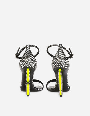 PRINTED ELAPHE BAROQUE DG SANDALS