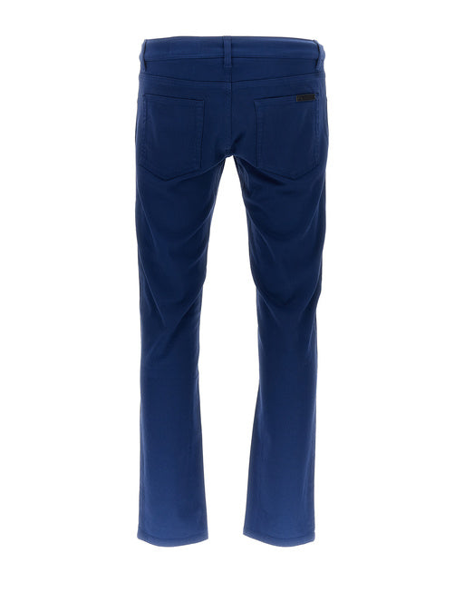 FIVE-POCKET STRETCH COTTON PANTS
