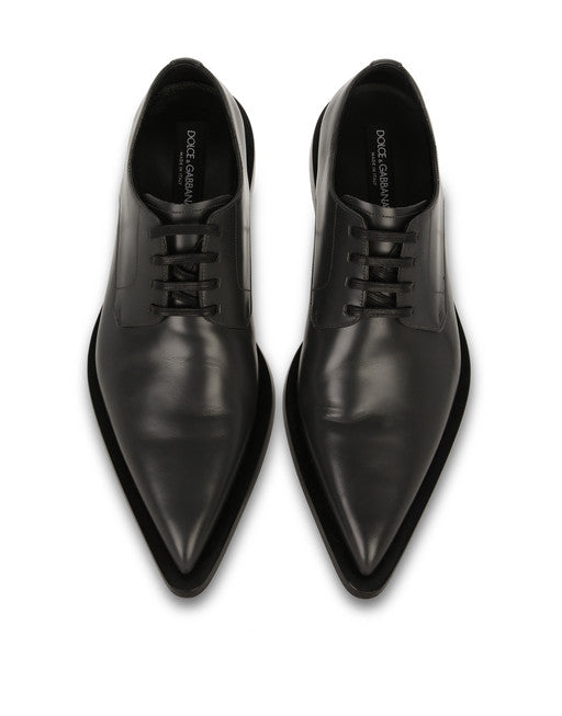 CALFSKIN DERBY SHOES