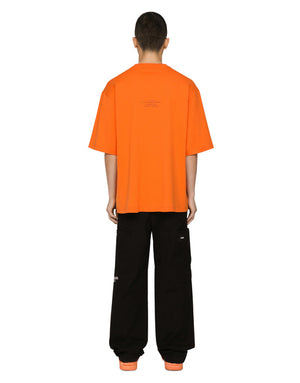 COTTON JERSEY T-SHIRT WITH DGVIB3 PRINT AND LOGO