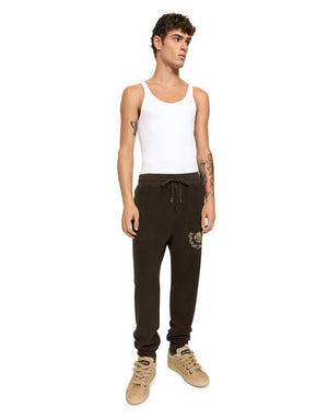 JERSEY JOGGING PANTS WITH DG COIN PRINT