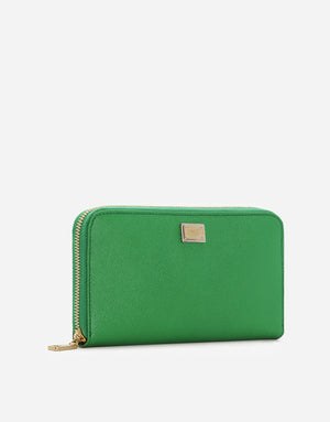 ZIP-AROUND DAUPHINE CALFSKIN WALLET