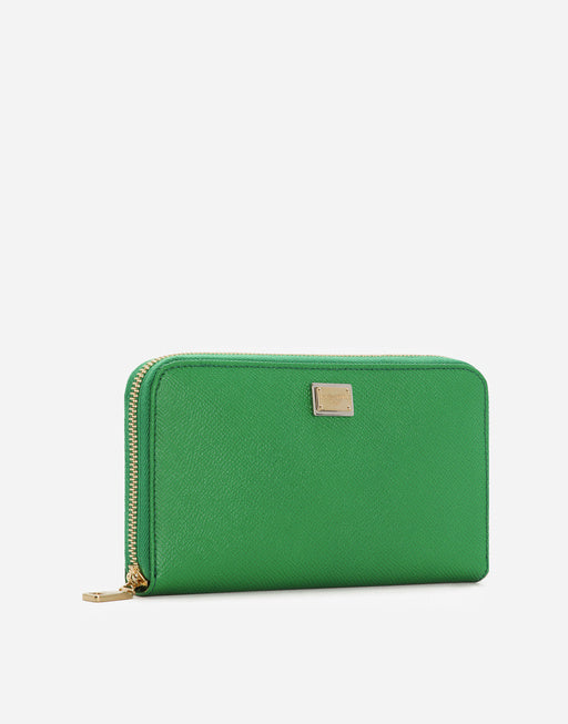 ZIP-AROUND DAUPHINE CALFSKIN WALLET