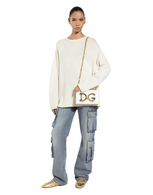 NAPPA LEATHER DG GIRLS SHOULDER BAG