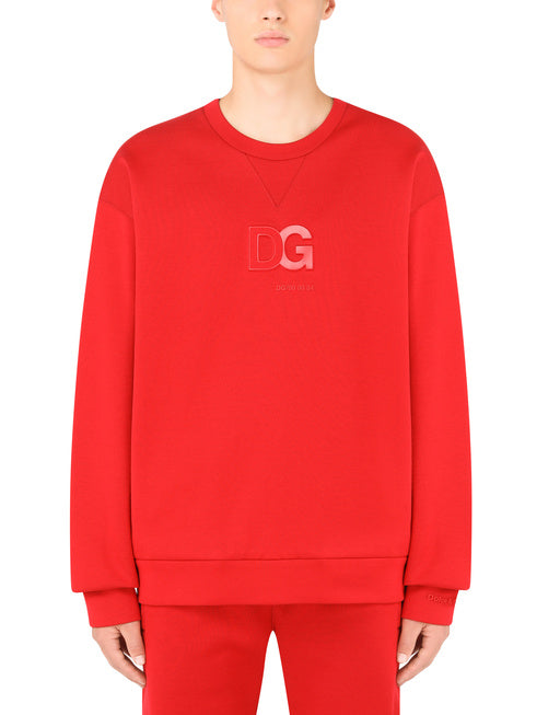 JERSEY SWEATSHIRT WITH 3D DG PATCH