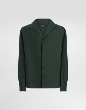 LONG-SLEEVED LINEN SHIRT