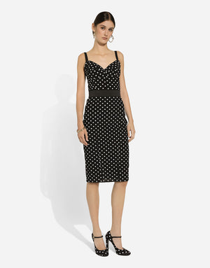 POLKA-DOT MARQUISETTE CORSET TOP