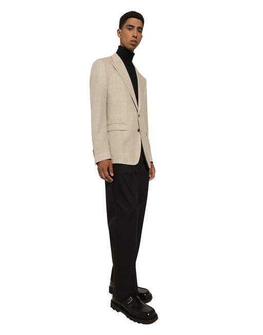 COTTON PANTS WITH DARTS