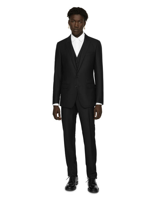 WOOL AND SILK MARTINI-FIT SUIT