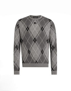 WOOL AND SILK PULLOVER