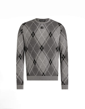 WOOL AND SILK PULLOVER