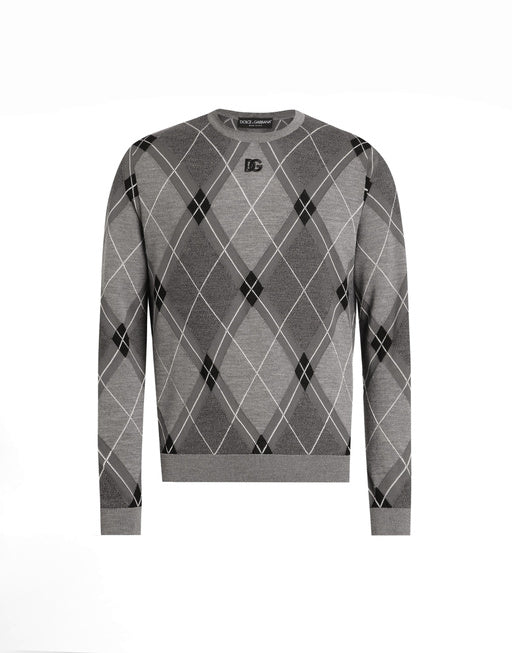 WOOL AND SILK PULLOVER
