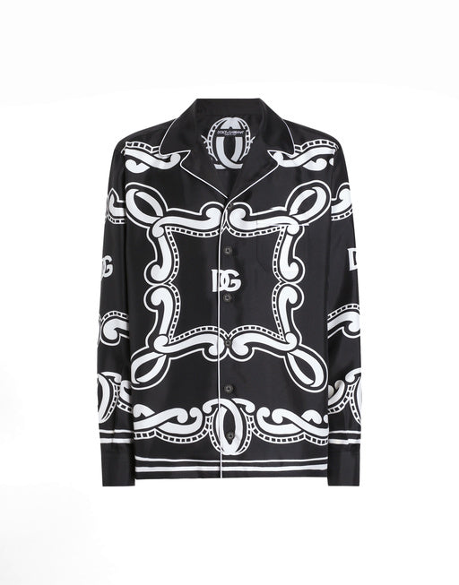 SILK VANITY SHIRT WITH BANDANNA PRINT