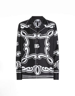 SILK VANITY SHIRT WITH BANDANNA PRINT