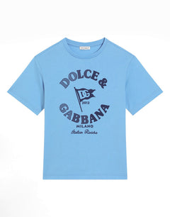 JERSEY T-SHIRT WITH DOLCE&GABBANA LOGO