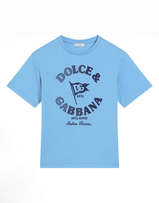 JERSEY T-SHIRT WITH DOLCE&GABBANA LOGO