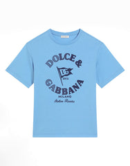 JERSEY T-SHIRT WITH DOLCE&GABBANA LOGO