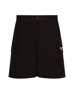 COTTON FAILLE CARGO SHORTS WITH DGVIB3 PATCH