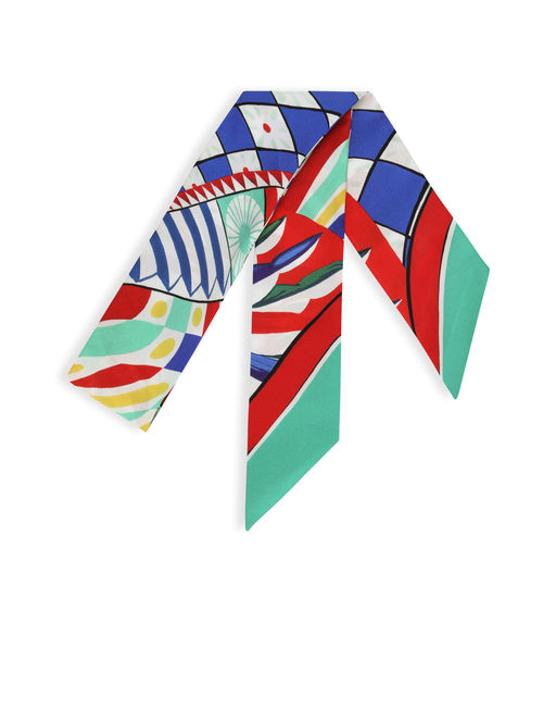 CARRETTO-PRINT TWILL HEADSCARF (6X100)