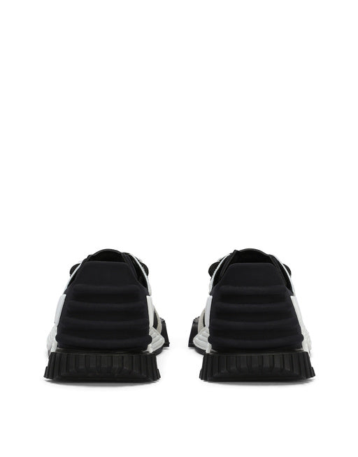 MIXED-MATERIALS NS1 SLIP-ON SNEAKERS
