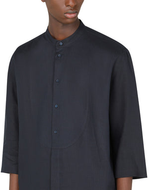 LINEN SHIRT WITH 3/4 SLEEVES